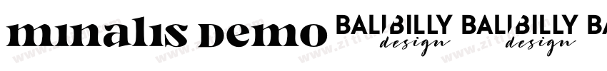 Minalis Demo字体转换